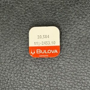 NOS Bulova Watch Part #20.584 11 1/2-2453.10. Mag Screen Upper. Auth Bulova
